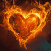 Burning Heart Animation Diamond Painting