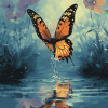 Butterfly Animation Delights Diamond Painting