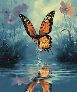 Butterfly Animation Delights Diamond Painting