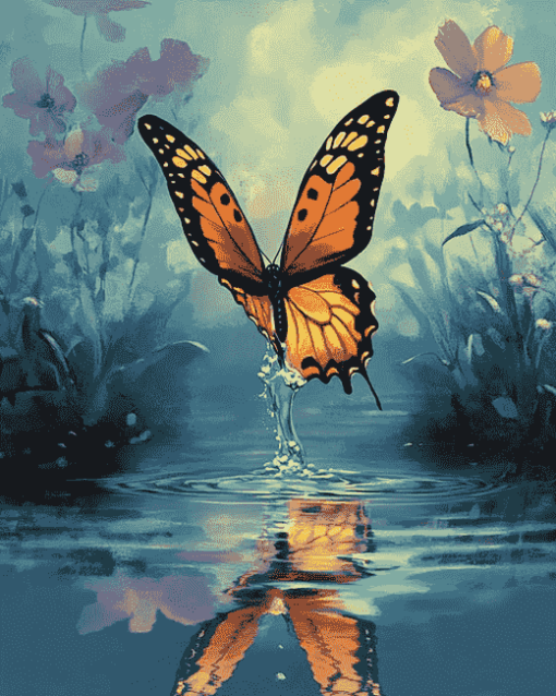 Butterfly Animation Delights Diamond Painting