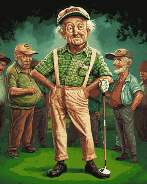 Caddyshack Cartoon Diamond Painting