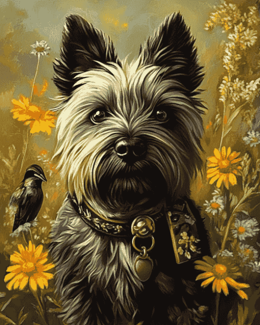 Cairn Terrier Puppy Diamond Painting