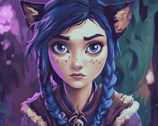 Caitlyn Kiramman Animation Diamond Painting