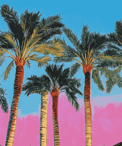 California Palm Trees Diamond Painting