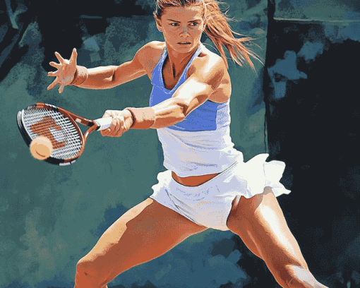 Camila Giorgi Tennis Star Diamond Painting