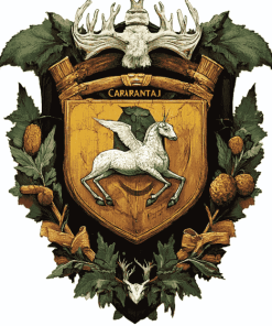 Campbell Crest Logo Art Diamond Painting