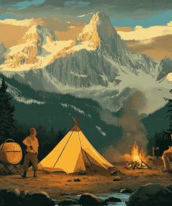 Camping Adventure Diamond Painting