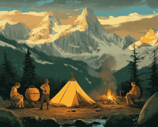 Camping Adventure Diamond Painting