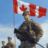 Canadian Military Soldiers Diamond Painting