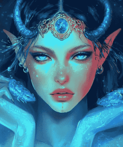 Cancer Zodiac Animation Diamond Painting