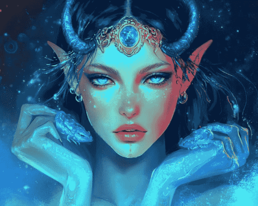 Cancer Zodiac Animation Diamond Painting