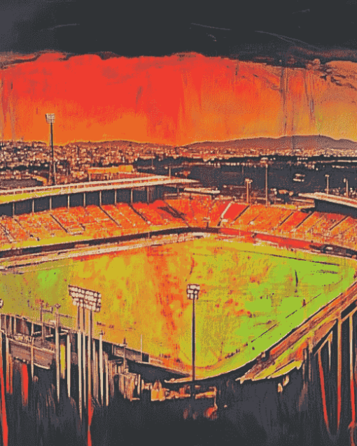 Candlestick Park Landscape Diamond Painting