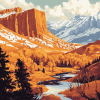 Capitol Reef Landscapes Diamond Painting