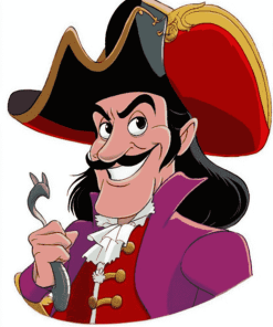 Captain Hook Animation Diamond Painting