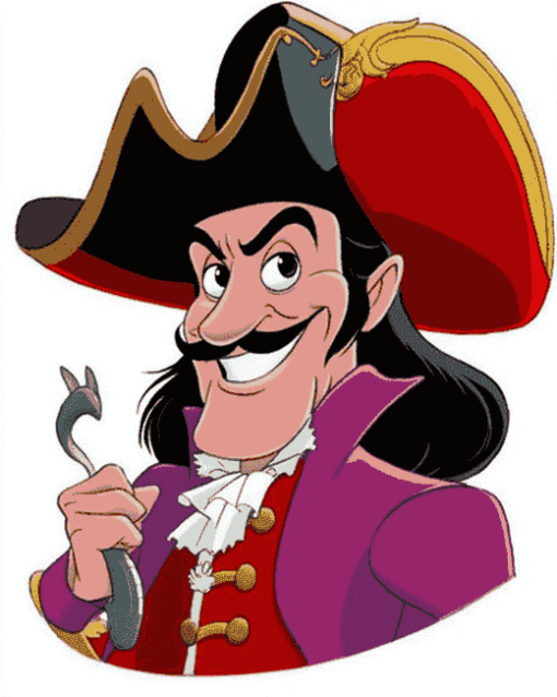 Captain Hook Animation Diamond Painting