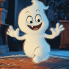 Casper Ghost Cartoon Diamond Painting