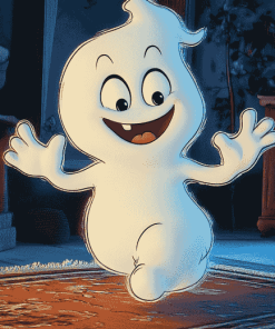 Casper Ghost Cartoon Diamond Painting