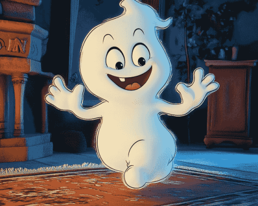 Casper Ghost Cartoon Diamond Painting