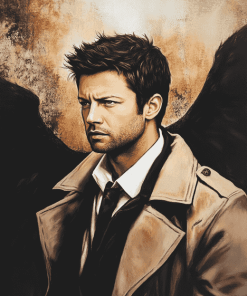 Castiel Angel Movie Diamond Painting