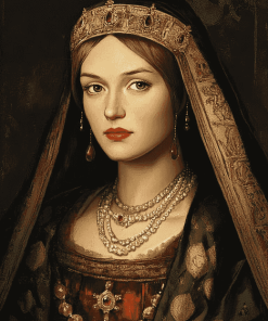 Catherine Of Aragon Vintage Queens Diamond Painting