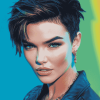 Celebrity Ruby Rose Diamond Painting