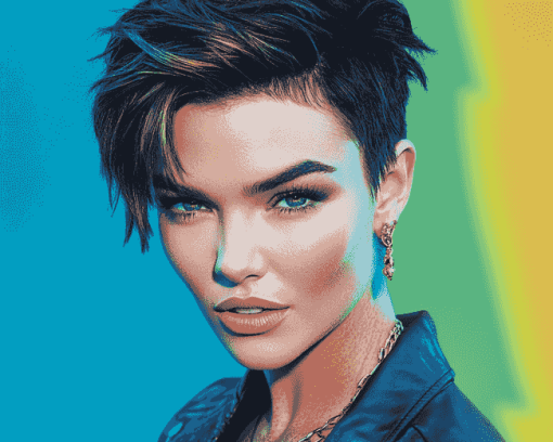 Celebrity Ruby Rose Diamond Painting