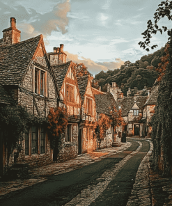 Charming English Villages Diamond Painting