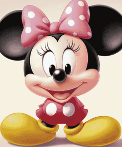 Charming Minnie Mouse Diamond Painting