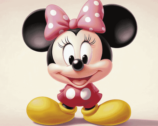 Charming Minnie Mouse Diamond Painting