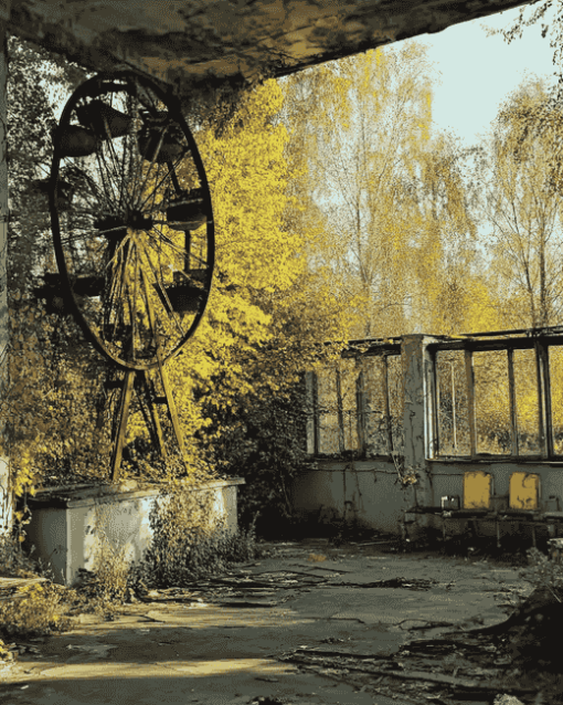 Chernobyl Buildings Exploration Diamond Painting