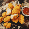 Chicken Nugget Delight Diamond Painting