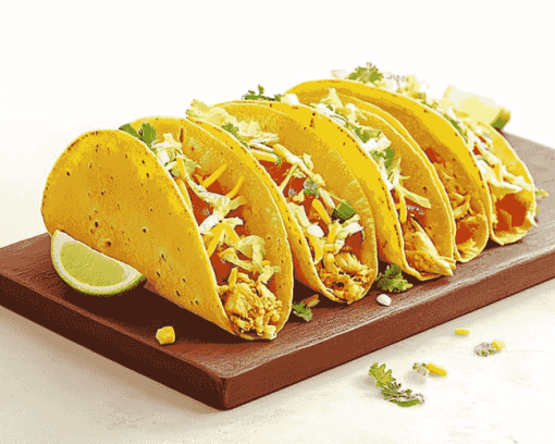 Chicken Tacos Art Diamond Painting