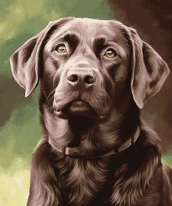 Chocolate Labrador Puppy Diamond Painting