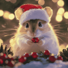 Christmas Cartoon Mouse Diamond Painting