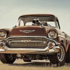 Classic Chevy Car Diamond Painting