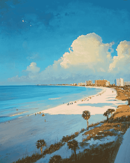 Clearwater Beach Seaside Diamond Painting