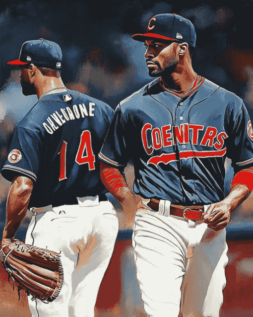 Cleveland Indians Baseball Stars Diamond Painting