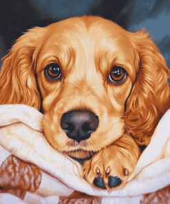 Cocker Spaniel Puppy Diamond Painting