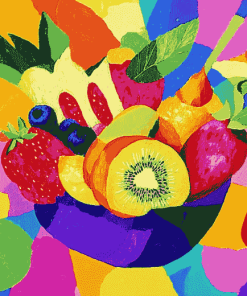 Colorful Abstract Fruit Diamond Painting