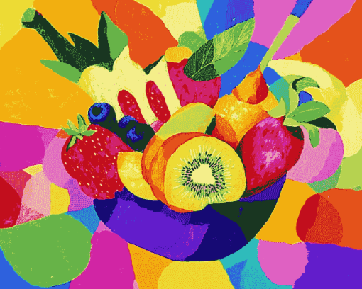 Colorful Abstract Fruit Diamond Painting