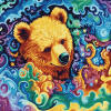 Colorful Grateful Dead Bears Diamond Painting