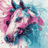 Colorful Horses Diamond Painting