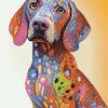 Colorful Pointer Dogs Diamond Painting