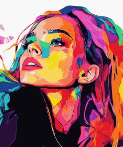 Colorful Pop Art Woman Diamond Painting