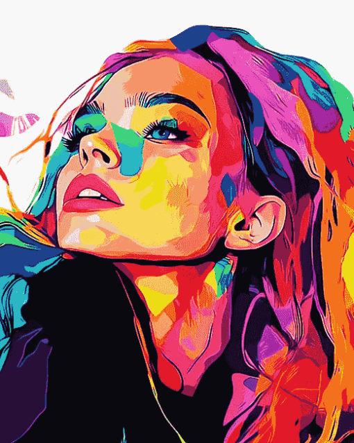 Colorful Pop Art Woman Diamond Painting