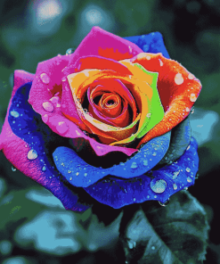 Colorful Rose Blossoms Diamond Painting