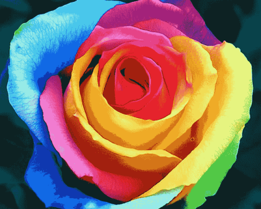 Colorful Rose Blossoms Diamond Painting