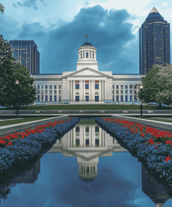 Columbus Ohio Statehouse Buildings Diamond Painting