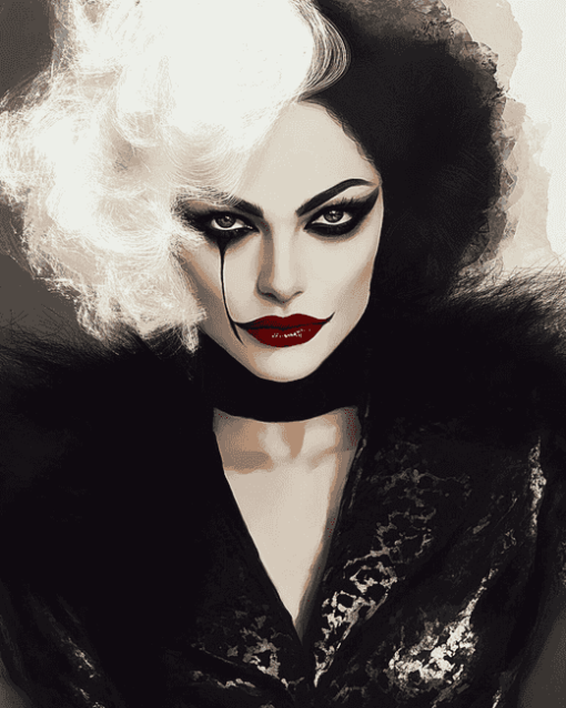 Cruella Movie Inspired Diamond Painting