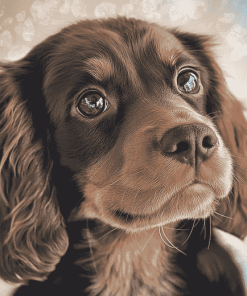 Cute Boykin Spaniel Puppy Diamond Painting